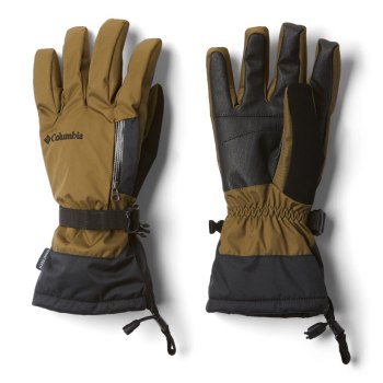 Columbia Bugaboo Interchange, Guantes Verde Oliva Marrom Negros Para Hombre | 186952-RBP